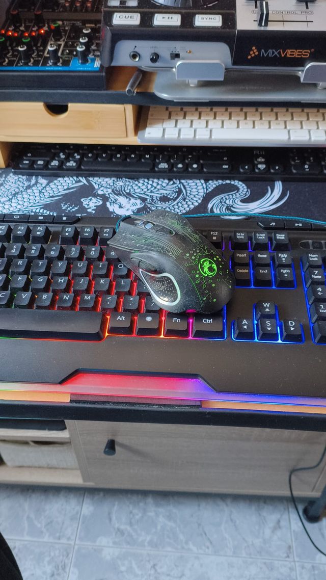 Teclado y Ratón Gaming RGB Mixvibes
