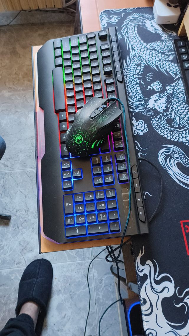 Teclado y Ratón Gaming RGB Mixvibes