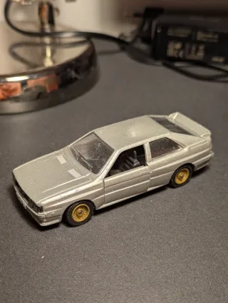 Audi Quattro Solido modellino auto d'epoca