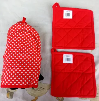 Set presine da cucina a tema natalizio