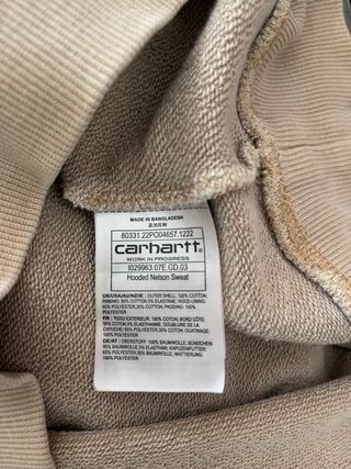 Sudadera Carhartt Nelson beige workwear