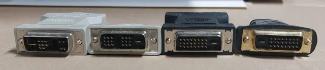 Adattatori misti VGA, DVI, HDMI (4 pezzi)