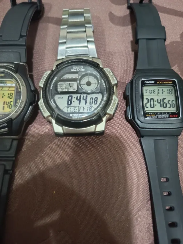 Lote 3 relojes Casio