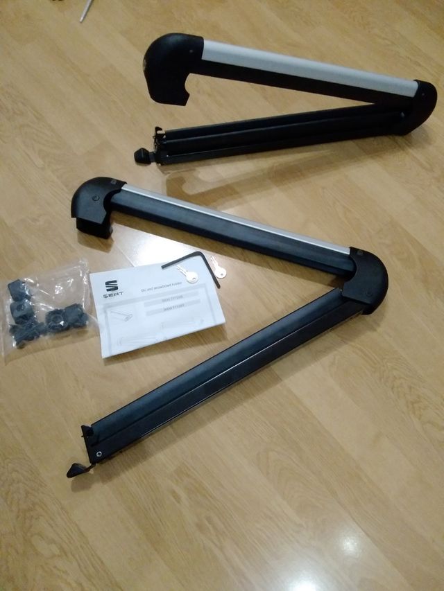 Barras y portaesquis seat leon. NUEVOS!!