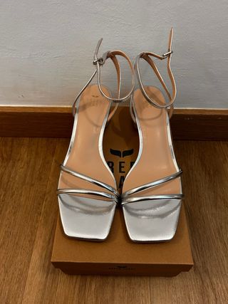 Sandalias Green Coast plateadas