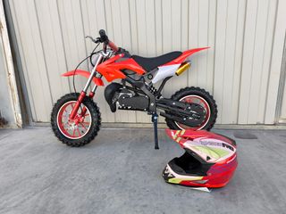 Minimoto Cross 49cc Niños Azul