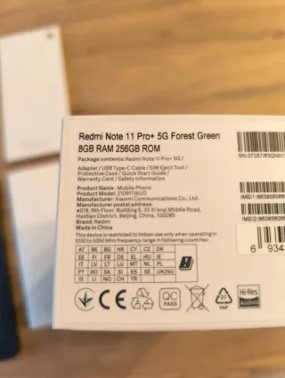 Xiaomi Redmi Note 11 Pro+ 5G Nero