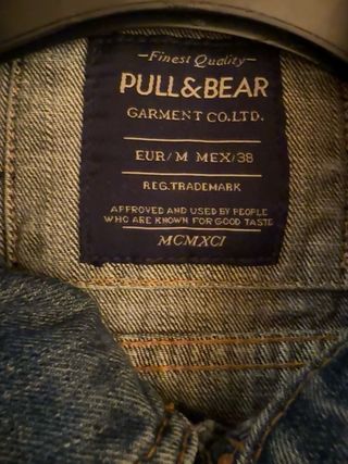 Gilet jeans Pull&Bear VINTAGE taglia M