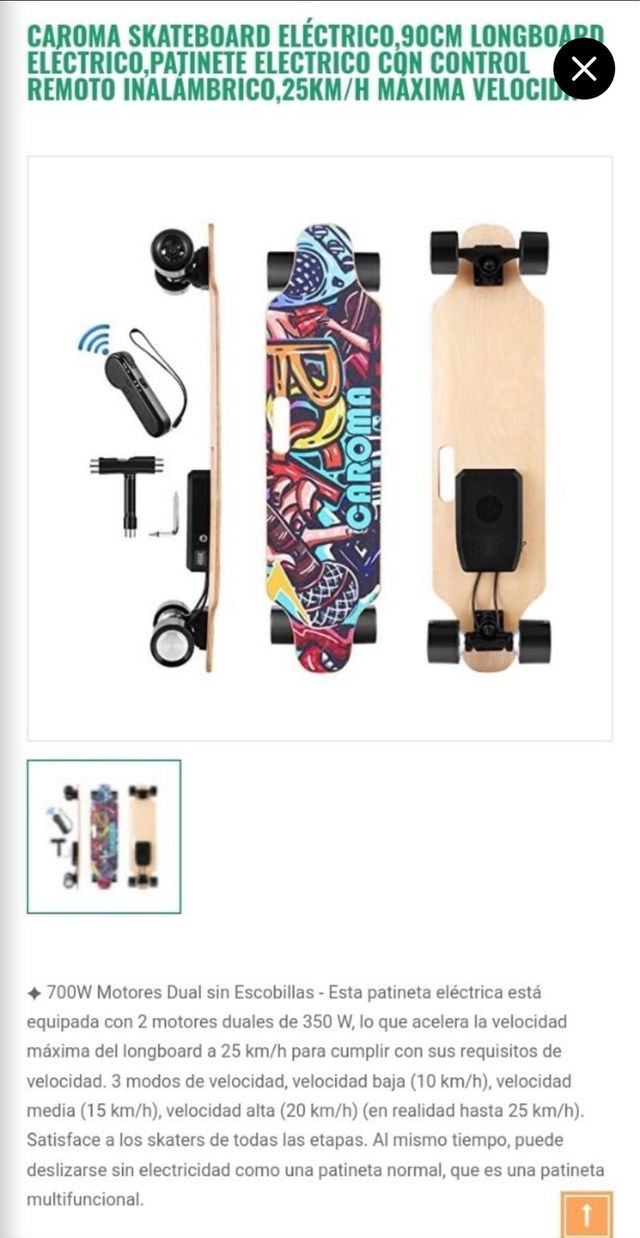 Longboard Eléctrico Caroma Graffiti