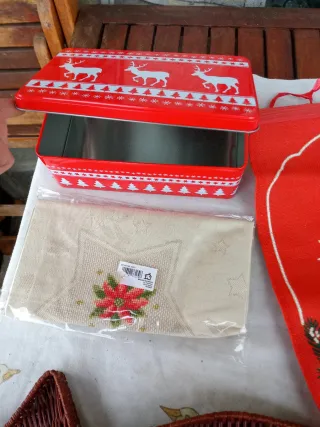 Set Natale: Sacchetti e Contenitori - N.7 pezzi