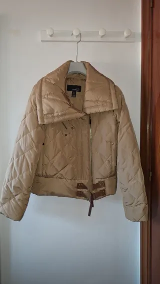 Chaqueta Mango acolchada T42 Beige