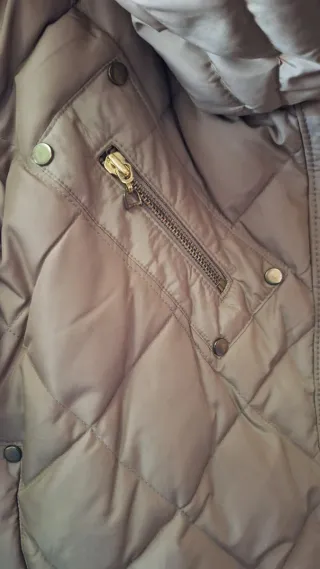 Chaqueta Mango acolchada T42 Beige