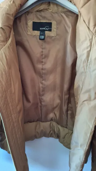 Chaqueta Mango acolchada T42 Beige