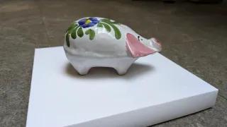 Salvadanaio ceramica dipinta a mano