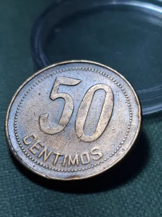 Moneda 50 céntimos República Española 1937*6