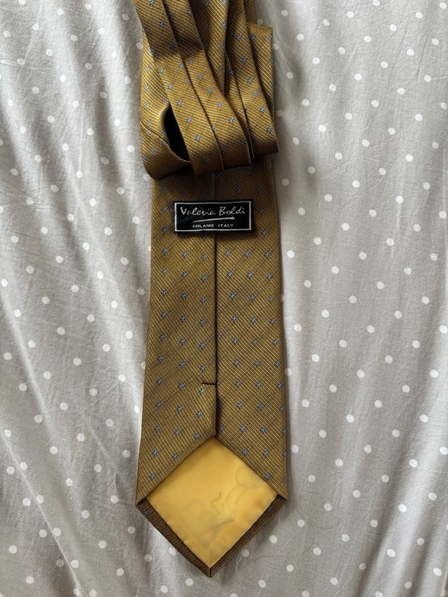 Corbata Vintage Mostaza