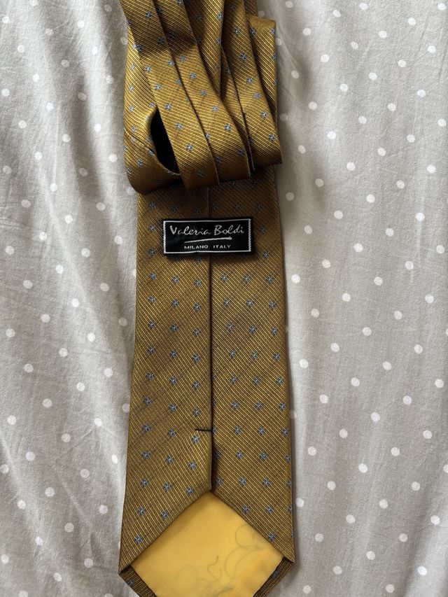 Corbata Vintage Mostaza