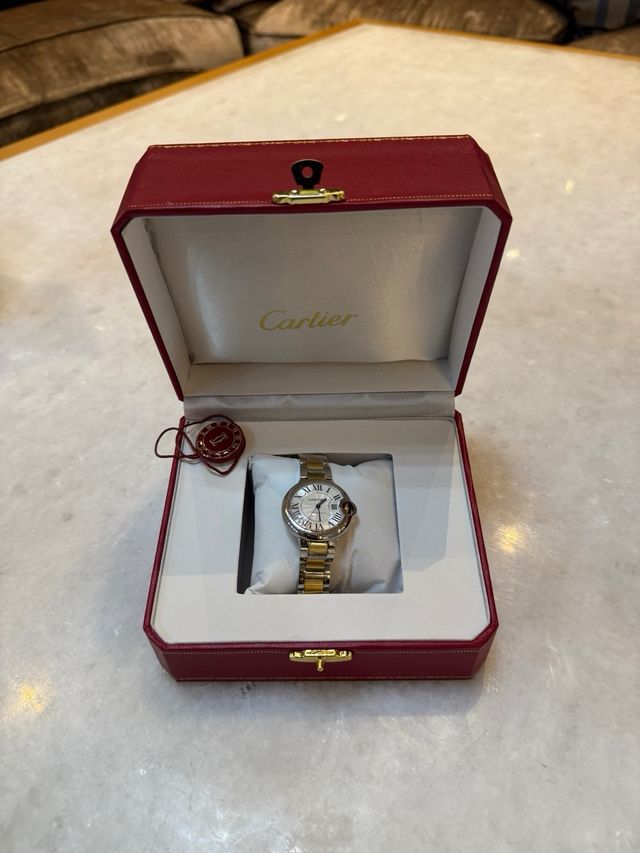 Reloj Cartier Ballon Bleu con Accesorios