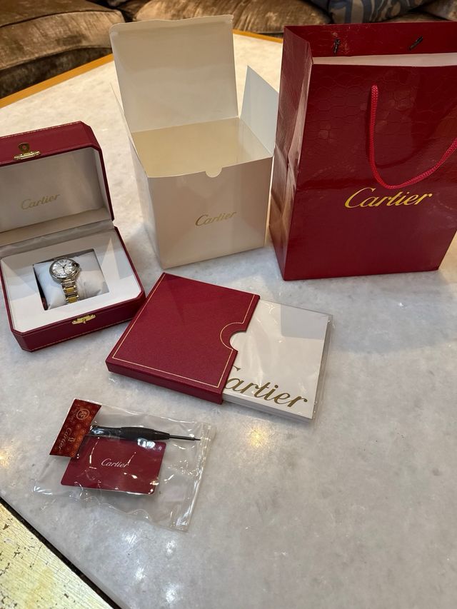 Reloj Cartier Ballon Bleu con Accesorios