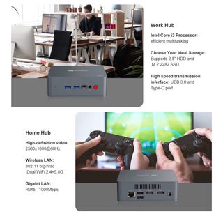 Mini PC Beelink U55 Intel i3-5005U 8GB+256GB