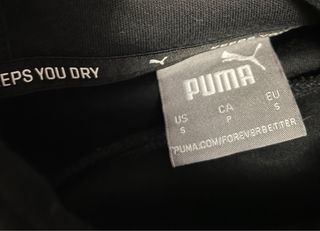 Sudadera Puma Hombre Talla S Negra y Amarilla