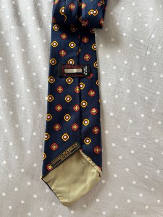 Corbata Vintage Azul Marino