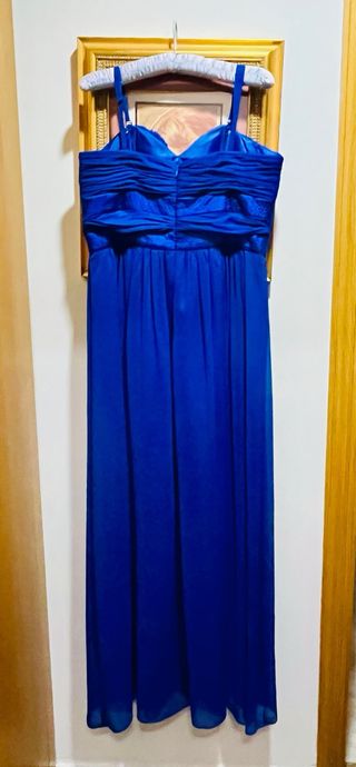 Vestido de fiesta azul largo marca Easy Wear