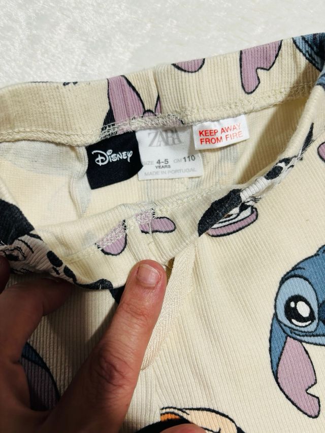 Conjunto Zara Stitch Niña 4-5 Años