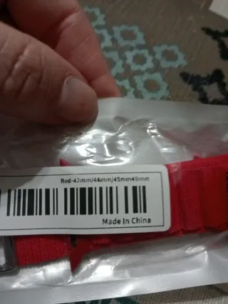 Correas Apple Watch Rojas y Amarilla 2x5€