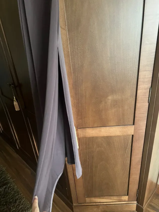 Vestido largo marrón fiesta