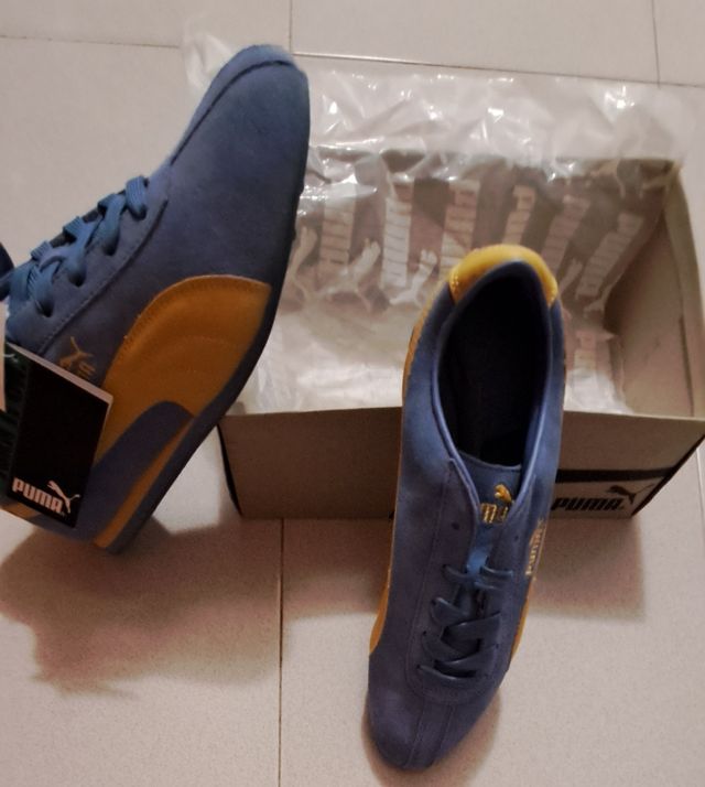 Deportivas Puma Azul y Amarillo