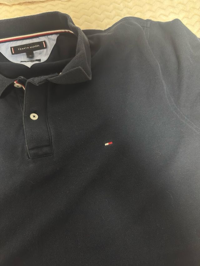 Polo Tommy Hilfiger Azul Talla XL original