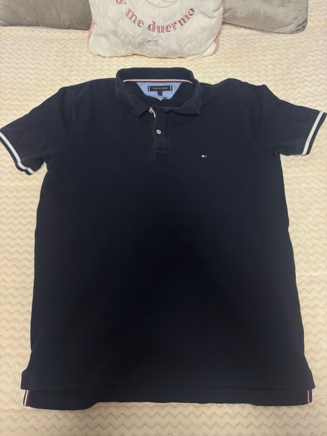 Polo Tommy Hilfiger Azul Talla XL original