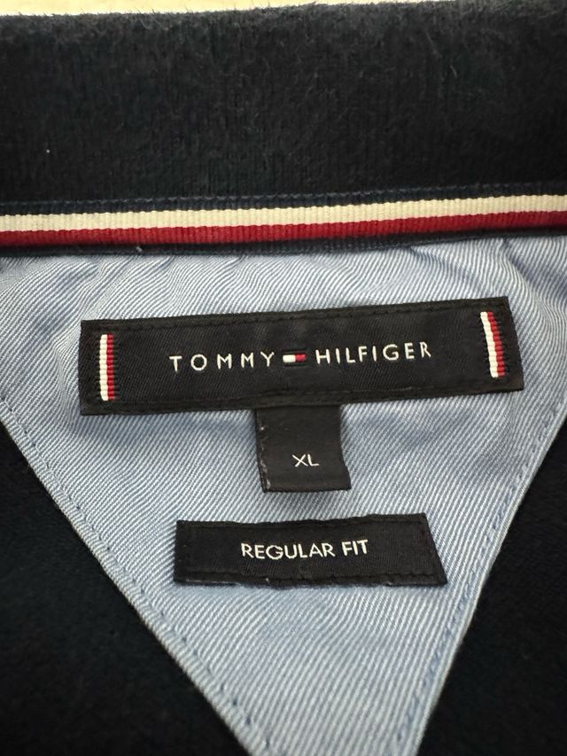 Polo Tommy Hilfiger Azul Talla XL original