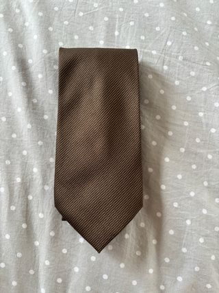 Corbata Fina Marrón