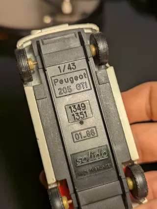 Modellino auto Peugeot 205 GTI T16 New Man