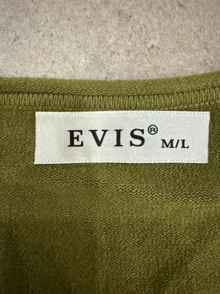 Cardigan Evis verde con strass
