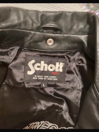 Chaqueta Biker Schott Perfecto Negra