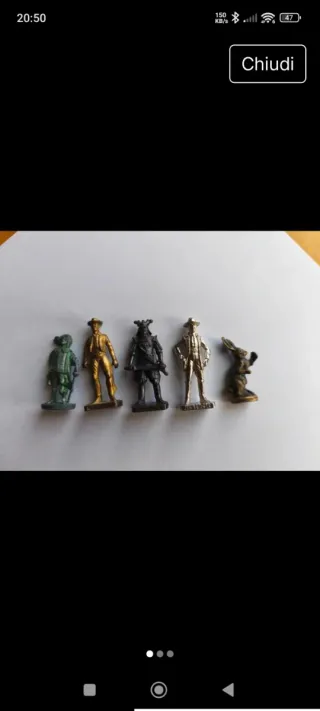 Soldatini Kinder Metalfiguren