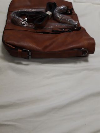 Bolso tote mujer marrón