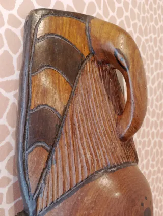 Maschera Africana Legno Intagliato