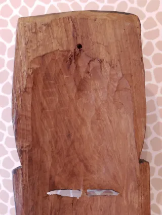 Maschera Africana Legno Intagliato