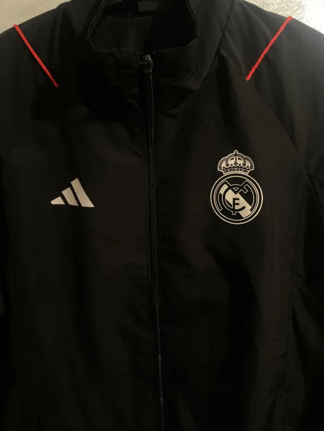 Chubasquero Adidas Real Madrid Negro