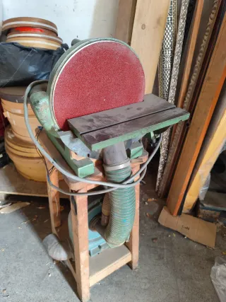 Lijadora de disco y banda