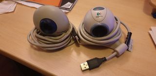 Webcam Vintage Logitech y Labtec