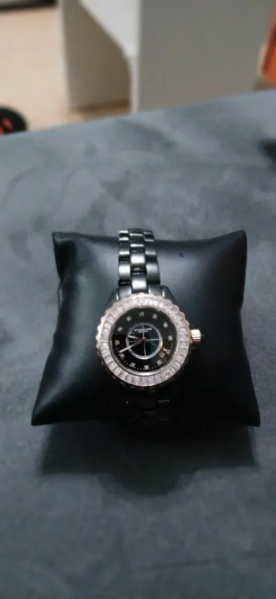 Reloj Mujer Stuhrling Original Negro/Oro