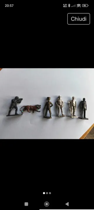 Soldatini Kinder Metalfiguren