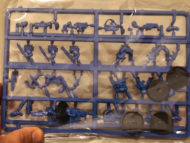 Warhammer 40k. 15 Exploradores Marines Espaciales