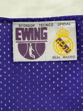 Camiseta Retro Baloncesto Real Madrid Reversible