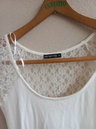 Abito pizzo bianco Terranova taglia S